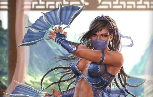 Девушка, фрагмент, Andrey Zheltov, Princess Kitana