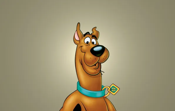 Картинка собака, пес, ошейник, мордаха, Скуби-Ду, Scooby-Doo