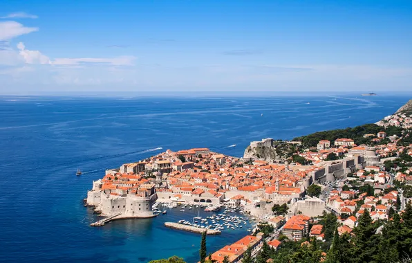 Море, Хорватия, Дубровник, Dubrovnik