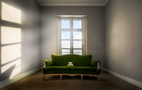 Картинка комната, диван, окно