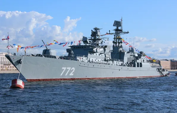 Сторожевой корабль, флаги расцвечивания, Неустрашимый