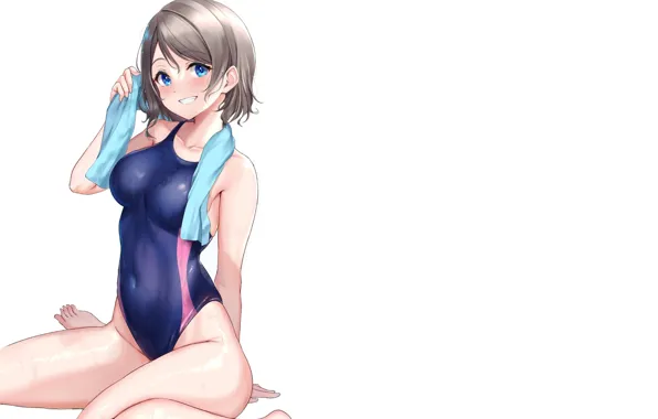 Картинка girl, sexy, girls, anime, pretty, swimsuit, smiling, mizugi