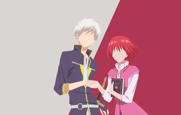 Фон, аниме, пара, двое, Akagami no Shirayukihime