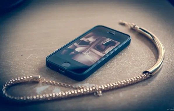 Девушка, чулки, телефон, girl, iphone, woman