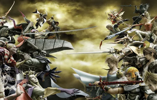 Противостояние, Final Fantasy, файтинг, PlayStation, Dissidia
