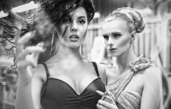 White, black, fashion, party, dresses