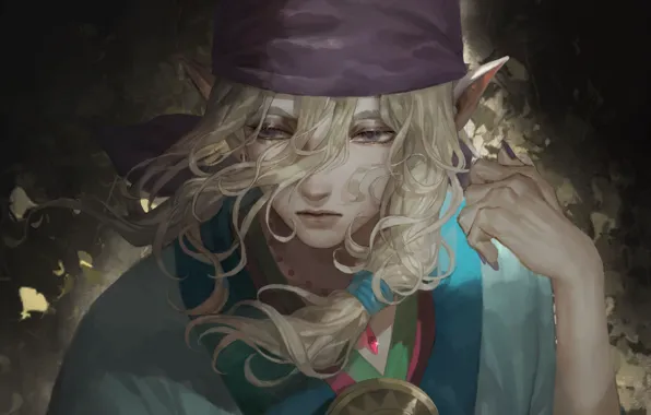 Фэнтези, парень, Mononoke, Kusuriuri, Аптекарь