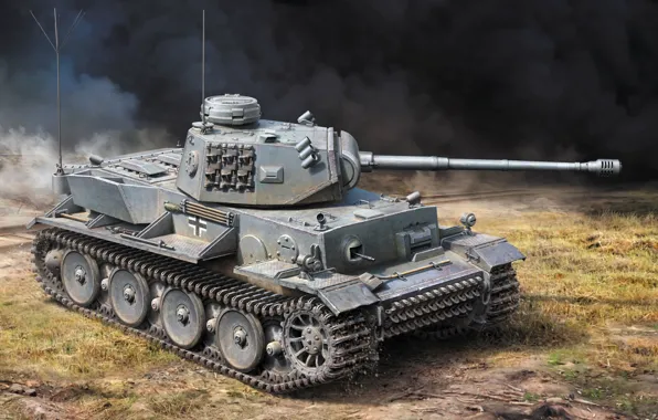 Германия, вермахт, панцерваффе, Тяжелый, опытный танк, Pz.Kpfw.VI Ausf.C (VK36.01)