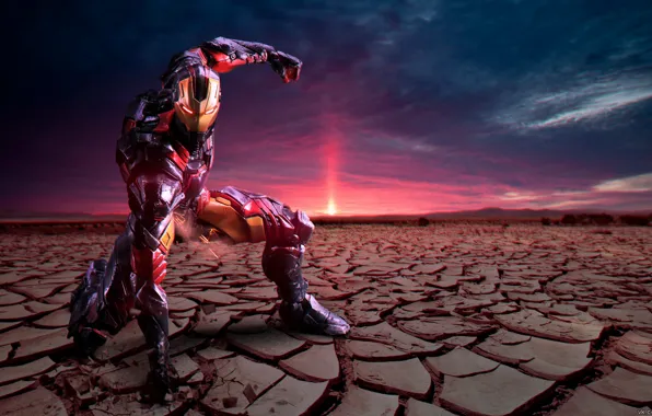 Костюм, Железный человек, комиксы, супергерой, night, marvel, Iron Man, comics