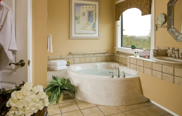 Texas, interior, bathroom, Wimberley