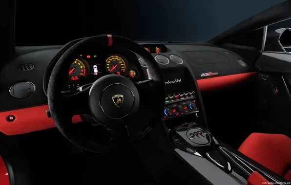 Lamborghini, Gallardo, салон