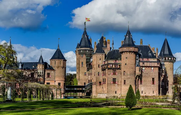 Картинка замок, Нидерланды, Голландия