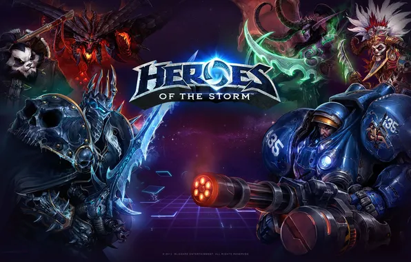 Картинка World of Warcraft, Blizzard, Diablo, StarCraft, Heroes of the Storm