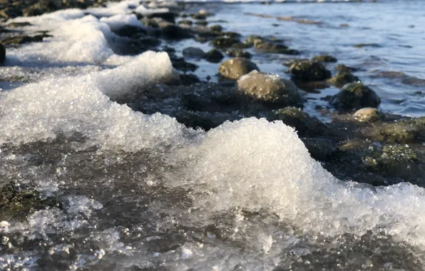 Море, снег, мороз