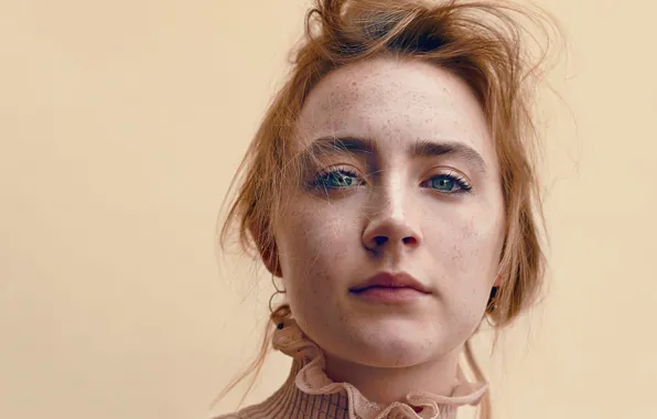 Взгляд, фон, актриса, Saoirse Ronan, Сирша Ронан