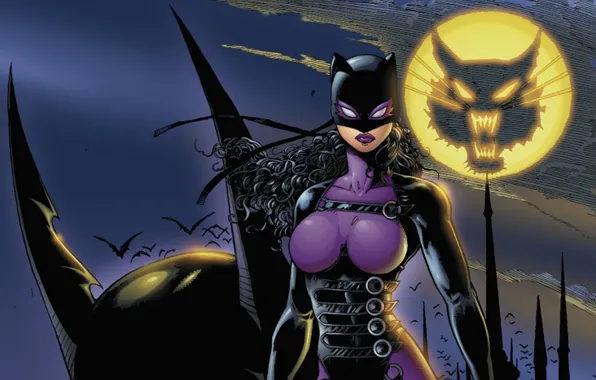 Картинка night, uniform, latex, Catwoman Guardian Of Gotham