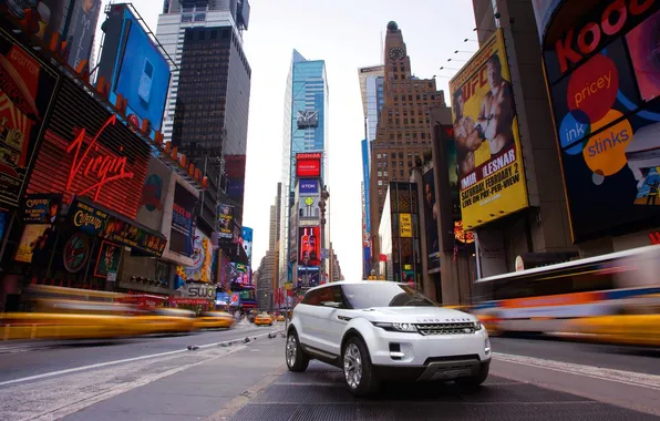 Картинка Land Rover, new york, манхетен