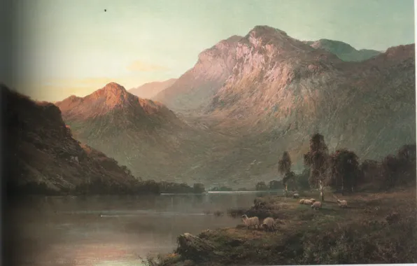 Картинка горы, река, барашки, BREANSKI, LOMOND