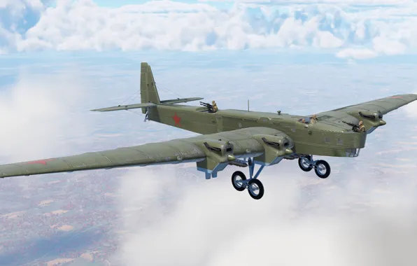СССР, Тяжёлый бомбардировщик, ОКБ А.Н. Туполева, ТБ-3М-17-32