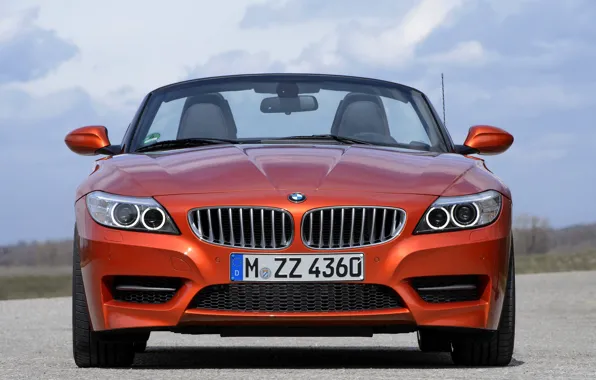 Картинка BMW, родстер, вид спереди, 2013, E89, BMW Z4, Z4, sDrive35is