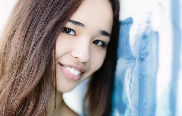 Девушка, улыбка, портрет