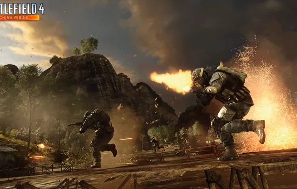 Картинка Battlefield 4, China Rising, перевал дракона, dragon pass