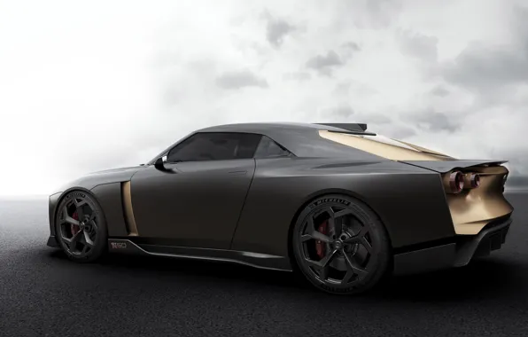 Concept, Nissan, вид сбоку, 2018, ItalDesign, GT-R50