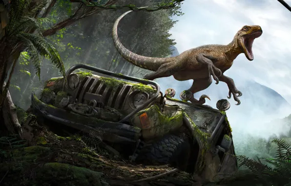 Картинка динозавр, ящер, RJ Palmer, The Isle-Magnaraptor