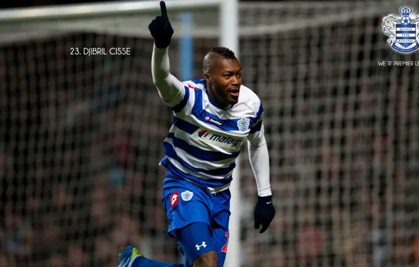 Sport, logo, football, Queens Park Rangers, QPR, Djibril Cisse