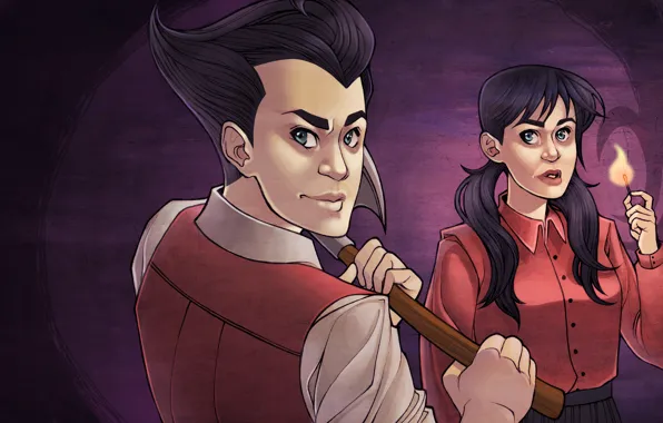 Wilson, Don't Starve, indie game, survival, Willow, Klei Entertainment