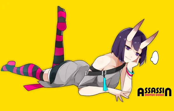 Девушка, рога, ассасин, Fate / Grand Order, Судьба великая кампания
