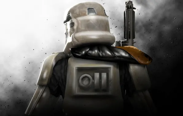 Арт, star wars, art, Штурмовик, Stormtrooper