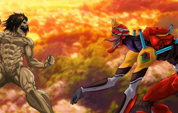 Game, Neon Genesis Evangelion, alien, anime, fight, battle, manga, japanese