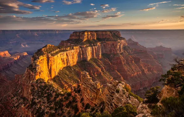 Картинка горы, природа, скалы, Аризона, США, Большой Каньон