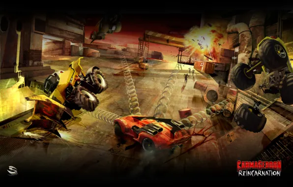 Игры, гонки, You wasted 'em!, Carmageddon, гонки на выживание, Carmageddon Reincarnation