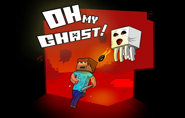 Wallpaper, game, Minecraft, Steave