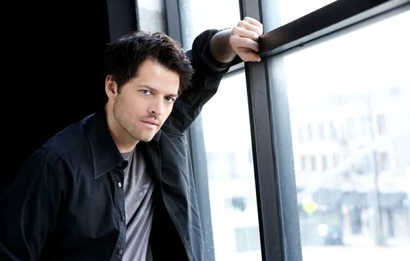 Картинка актер, брюнет, сверхъестественное, supernatural, Castiel, Миша Коллинз, Misha Collins, кас