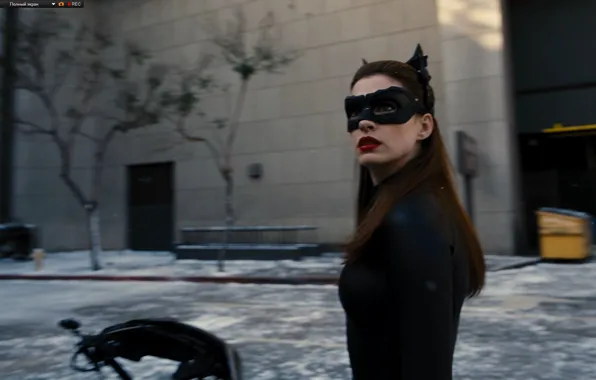 Обои Batman фильм бэтмен энн хэтэуэй Anne Hathaway темный рыцарь