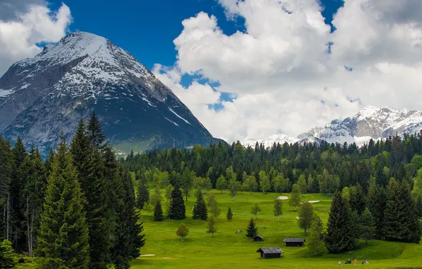 Пейзаж, горы, Tirol