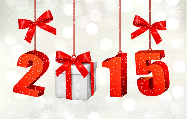 Подарок, Новый Год, New Year, Happy, 2015