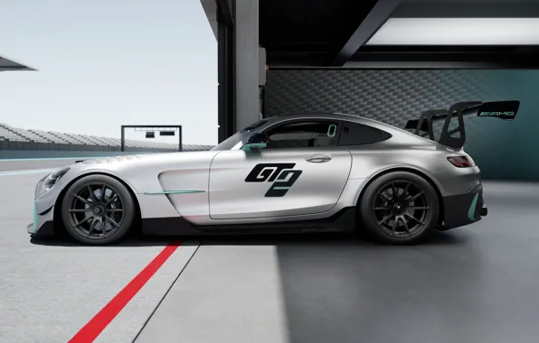 Автоспорт, Сбоку, Motorsports, 2023, Mercedes-AMG GT2, AMG Customer Racing, Клиентские гонки