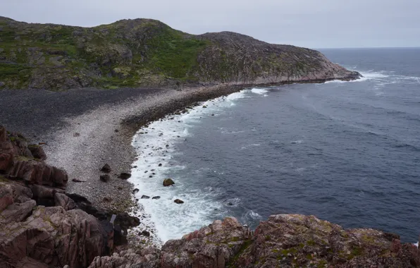 Море, пейзаж, природа, скалы, берег, побережье, sea, landscape