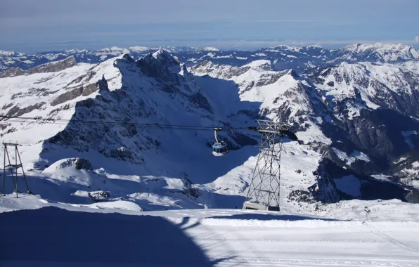 Switzerland, Alps, mount Titlis