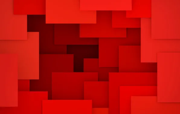 Картинка abstract, red, design, background, geometry, geometric shapes, 3D rendering