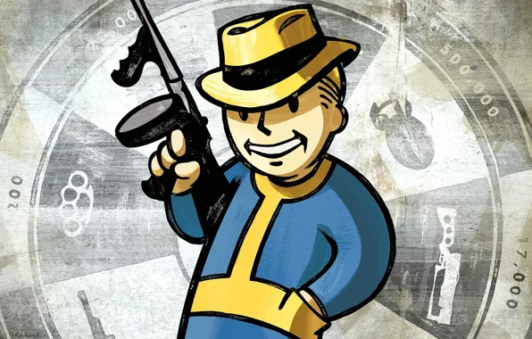Картинка Fallout, New-vegas, Vault Boy‎