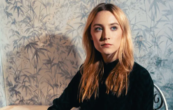 Глаза, взгляд, девушка, обои, актриса, блондинка, Saoirse Ronan, Сирша Ронан