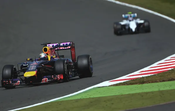 Гонщик, Formula 1, Vettel, Чемпион, Sebastian, RB10