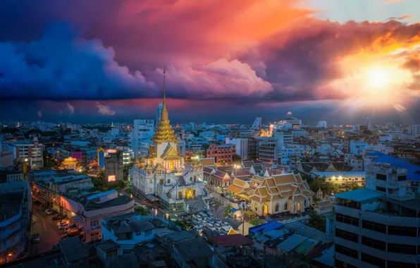 Картинка город, красота, Таиланд, Бангкок, Thailand, Bangkok