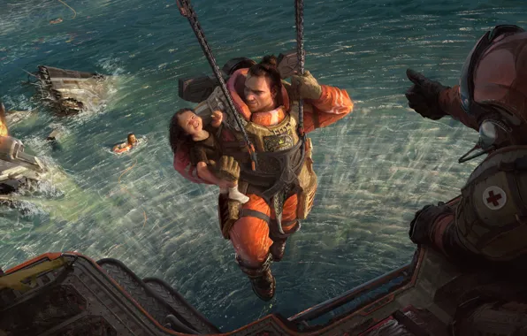Девочка, спасатель, Apex Legends