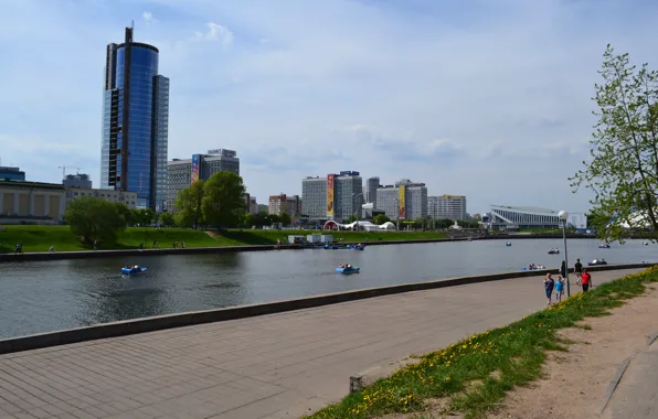 Лето, город, Минск